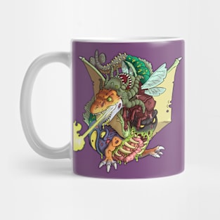 Zombie Alien Dragon Mug